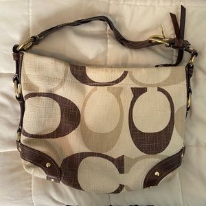 tan & brown coach handbag✨👜